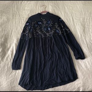 Parker long sleeved mini dress